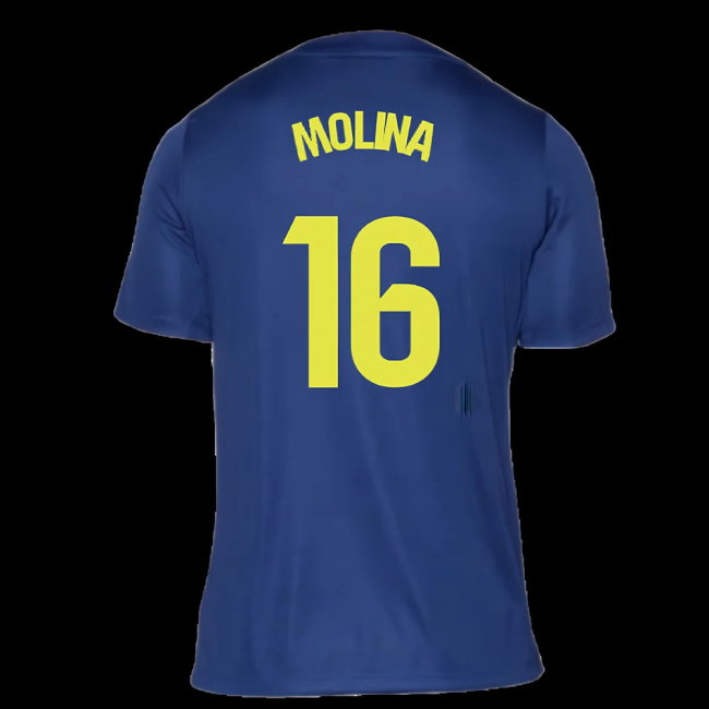 2025-2026 Atletico Madrid Pre-Match Shirt (Blue-Yellow) (Molina 16)-SoccerKits Hub | Buy Soccer Jerseys Online